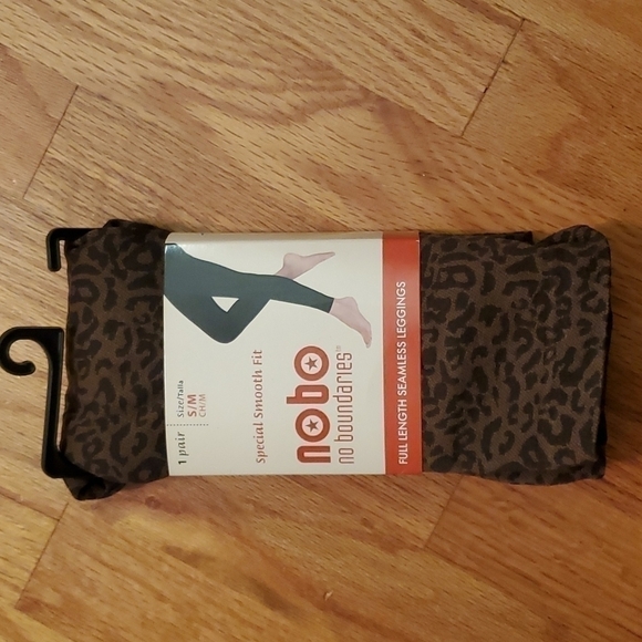 No Boundaries Full Length Seamless Animal Print Leggings New S/M - Picture 1 of 4